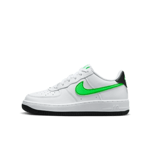 Load image into Gallery viewer, Big Kids' Nike Air Force 1 "White Green Strike"