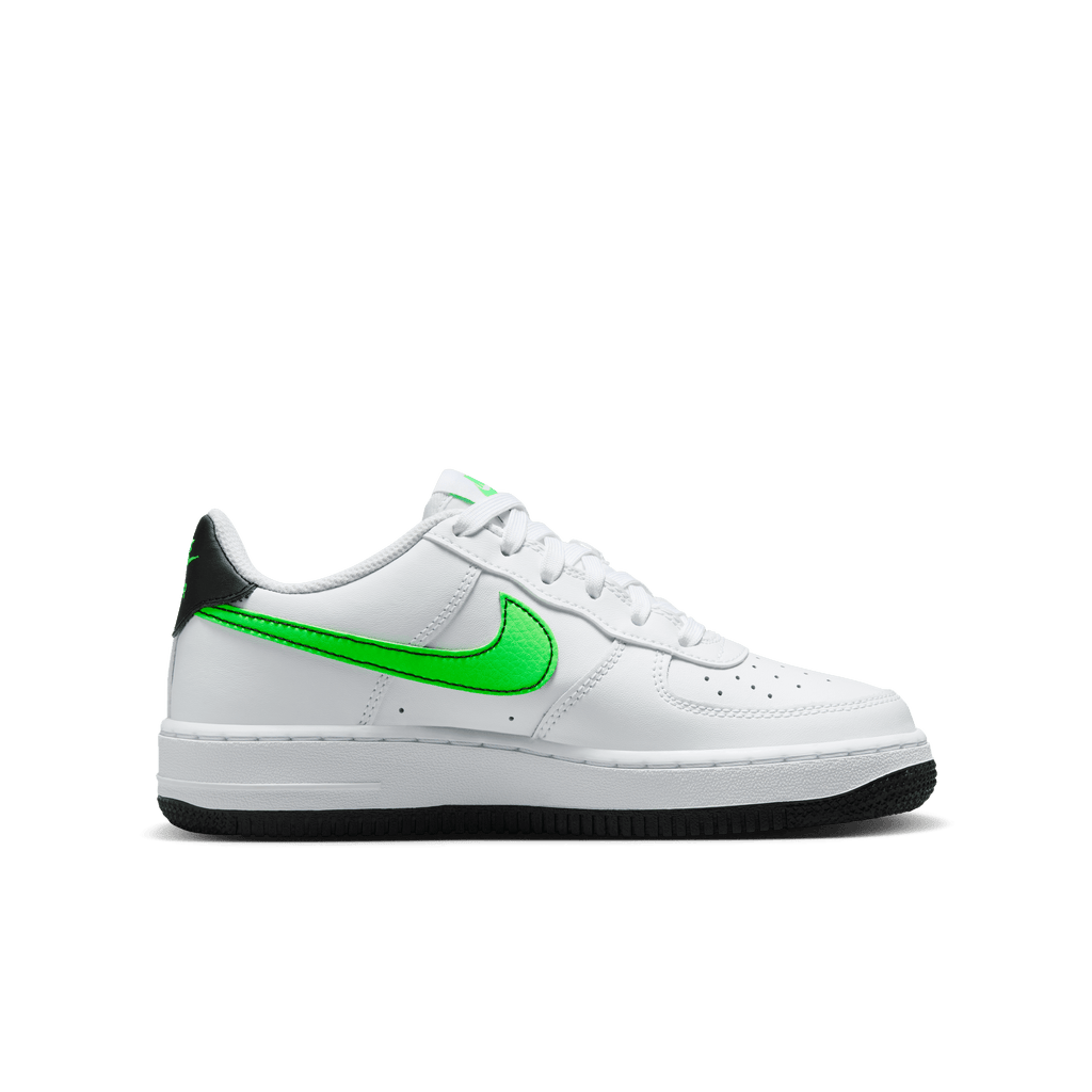 Big Kids' Nike Air Force 1 "White Green Strike"