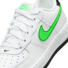 Load image into Gallery viewer, Big Kids' Nike Air Force 1 "White Green Strike"
