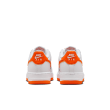 Load image into Gallery viewer, Big Kids' Nike Air Force 1  "White Safety Orange"