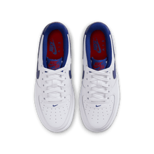 Load image into Gallery viewer, Big Kids' Nike Air Force 1 "White Deep Royal Blue"