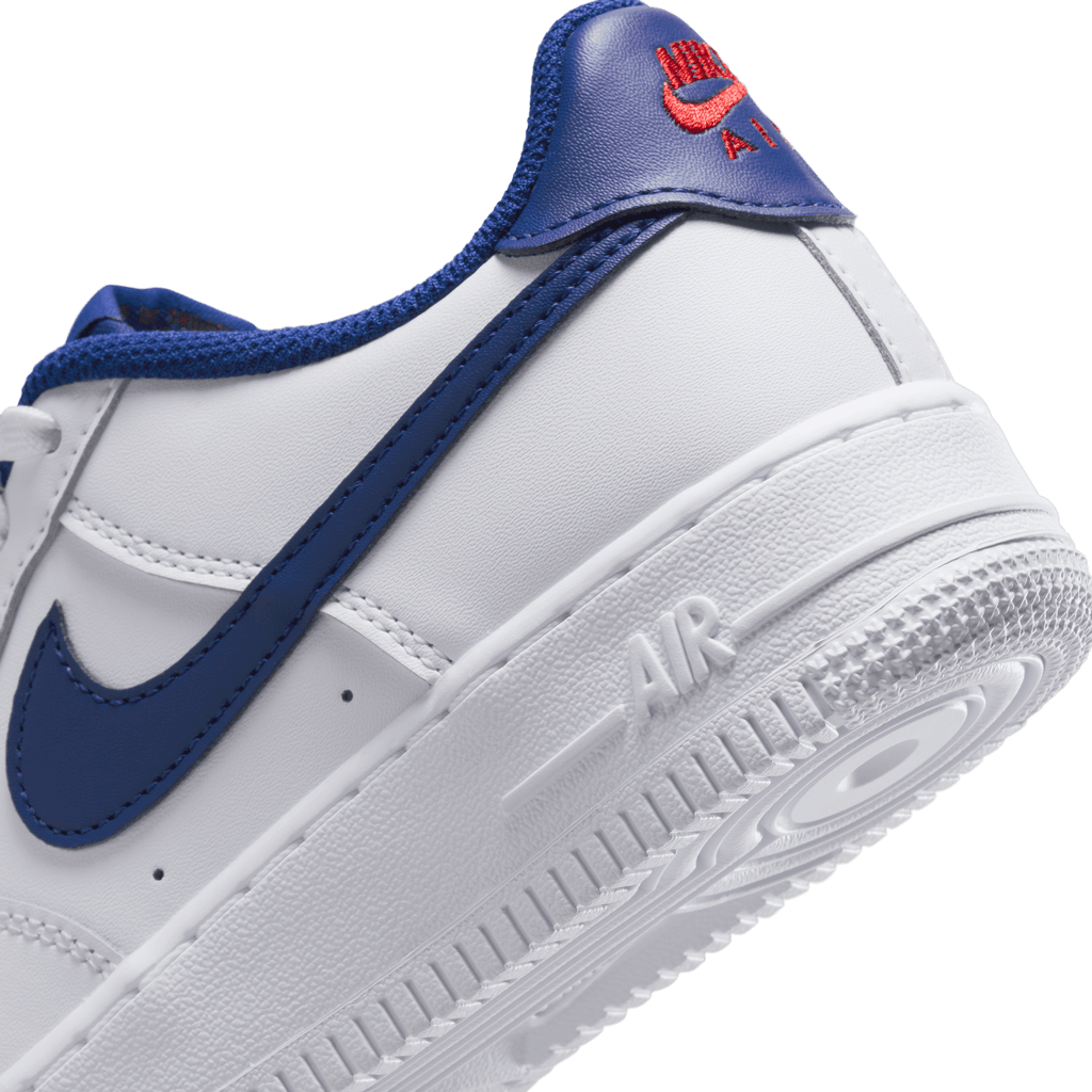 Big Kids' Nike Air Force 1 "White Deep Royal Blue"