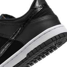 Load image into Gallery viewer, Big Kids' Nike Dunk Low SE "Black Croc Swoosh"