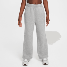 Load image into Gallery viewer, Girls' Nike Sportswear Club Fleece Wide-Leg Pants