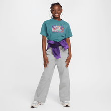 Load image into Gallery viewer, Girls' Nike Sportswear Club Fleece Wide-Leg Pants
