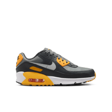 Load image into Gallery viewer, Big Kids' Nike Air Max 90 "Smoke Grey Yellow"