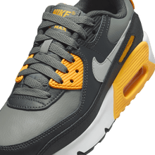 Load image into Gallery viewer, Big Kids' Nike Air Max 90 "Smoke Grey Yellow"