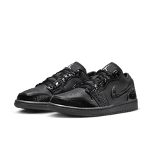 Load image into Gallery viewer, Women's Air Jordan 1 Low SE "Black Croc"