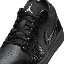 Load image into Gallery viewer, Women's Air Jordan 1 Low SE "Black Croc"