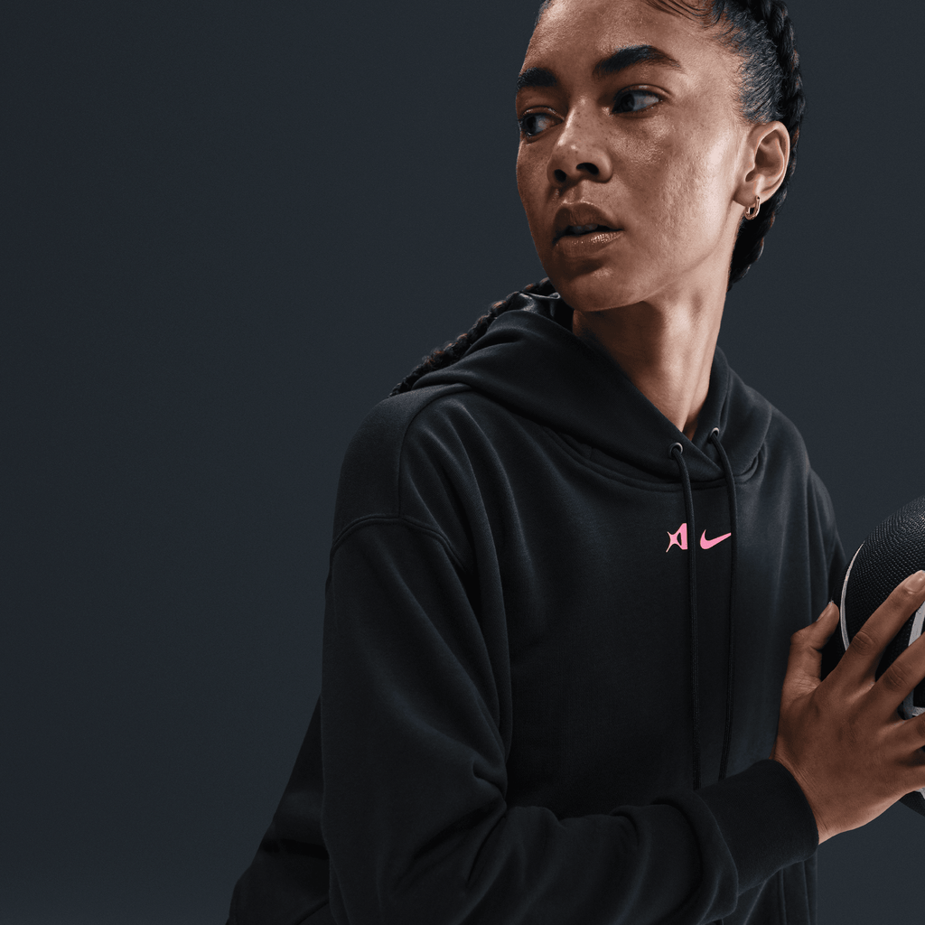 Women's Nike A'ja Wilson Oversized Cropped Basketball Hoodie
