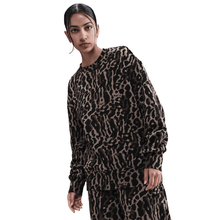 Load image into Gallery viewer, Women's Nike Sportswear Phoenix Fleece Oversized Printed Crew-Neck Sweatshirt