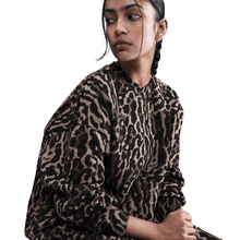 Load image into Gallery viewer, Women's Nike Sportswear Phoenix Fleece Oversized Printed Crew-Neck Sweatshirt