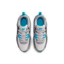 Load image into Gallery viewer, Little Kids' Nike Air Max 90 EasyOn "Platinum Tint Blue Lightning"