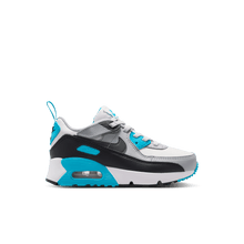 Load image into Gallery viewer, Little Kids' Nike Air Max 90 EasyOn "Platinum Tint Blue Lightning"