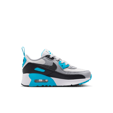 Load image into Gallery viewer, Little Kids' Nike Air Max 90 EasyOn "Platinum Tint Blue Lightning"