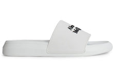 Load image into Gallery viewer, Alexander McQueen Pool Slide White Black