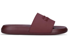 Load image into Gallery viewer, Alexander McQueen Pool Slides Burgundy