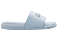 Load image into Gallery viewer, Alexander McQueen Pool Slides Light Blue