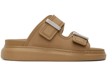 Load image into Gallery viewer, Alexander McQueen Tan Rubber Hybrid Slide Brown (Women's)