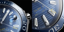 Load image into Gallery viewer, Tag Heuer Aquaracer Calibre 5 Blue Dial Silver Steel Strap Watch for Men - WAY201B.BA0927