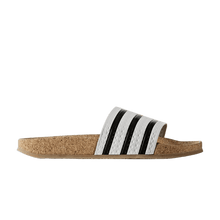 Load image into Gallery viewer, adidas Adilette Slides Cork White Black (Women's)