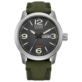 Citizen Men's Military Watch Commemorative Box Set BM8570-09E Personalized & Engraved!