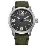 Citizen Men's Military Watch Commemorative Box Set BM8570-09E Personalized & Engraved!