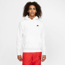 Load image into Gallery viewer, Men's Nike Sportswear Club Fleece Pullover Hoodie "White Black"