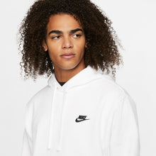 Load image into Gallery viewer, Men's Nike Sportswear Club Fleece Pullover Hoodie "White Black"