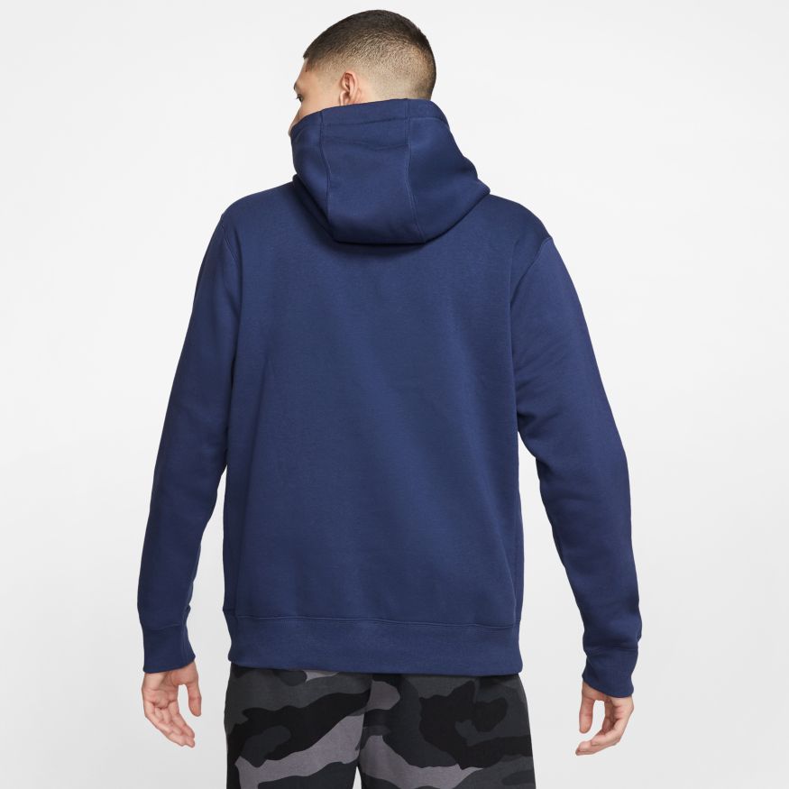 Men's Nike Sportswear Club Fleece Pullover Hoodie "Midnight Navy"