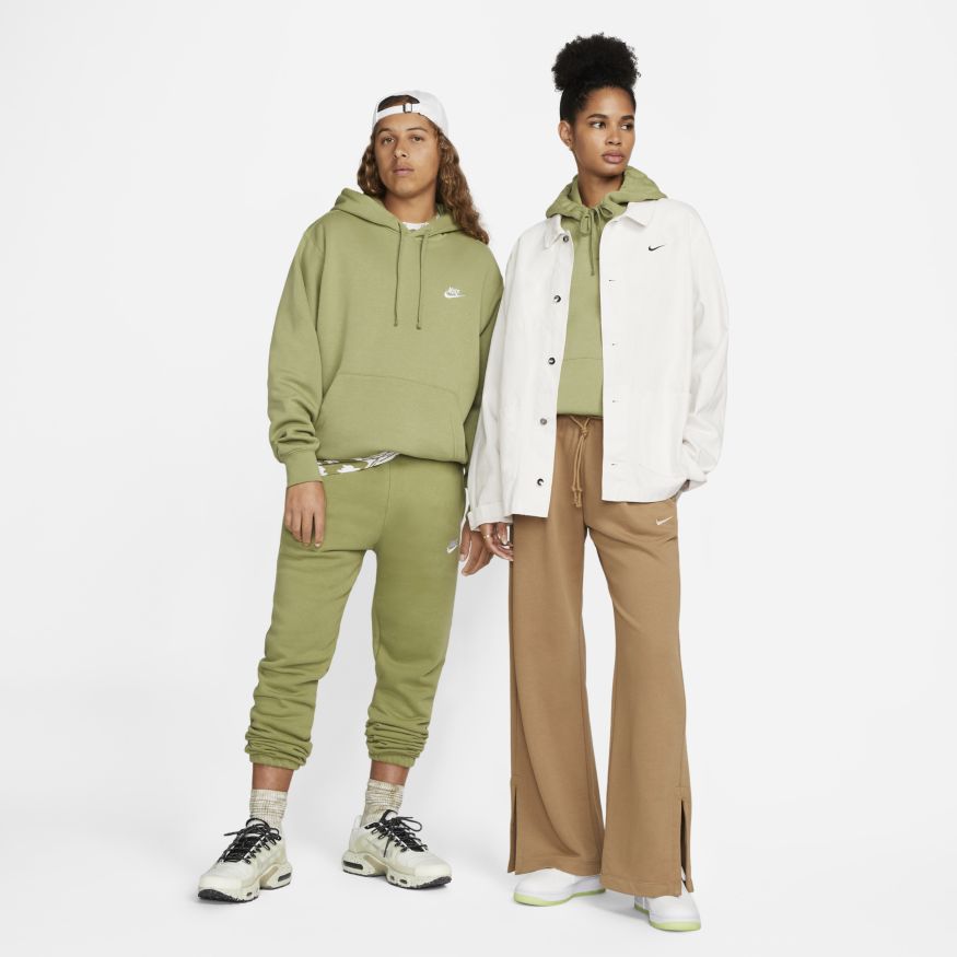 Men's Nike Sportswear Club Fleece Pullover Hoodie "Khaki Green"