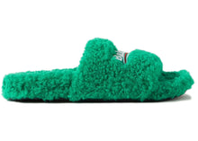 Load image into Gallery viewer, Balenciaga Furry Slide Green (Women's)