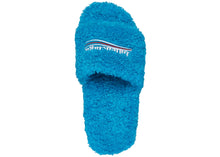 Load image into Gallery viewer, Balenciaga Furry Slide Sky Blue