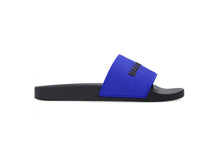 Load image into Gallery viewer, Balenciaga Pool Slide Navy Blue Black