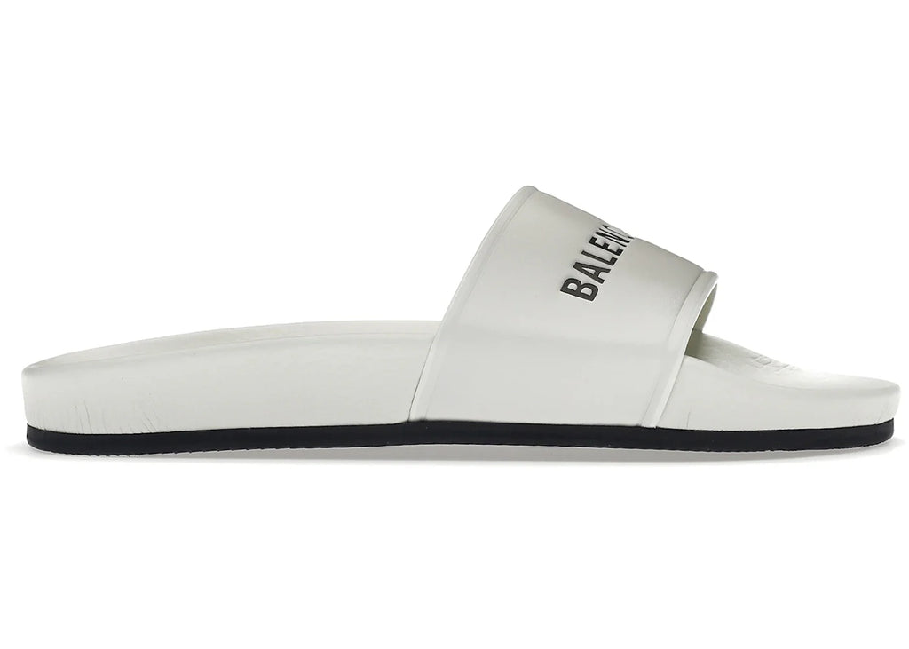 Balenciaga Pool Slide White Black (Women's)