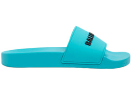 Balenciaga Pool Slides Blue (Women's)