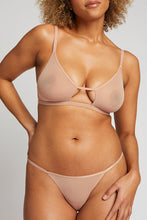 Load image into Gallery viewer, Sieve Cutout Bra in Buff