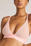 Sieve Triangle Bra in Shell