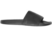 Load image into Gallery viewer, Burberry Embossed Logo Slides Black