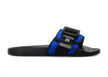 Load image into Gallery viewer, Burberry Fastener Slides Black Blue