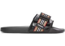 Load image into Gallery viewer, Burberry Fastener Slides Icon Stripe (Men's)