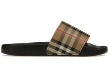 Load image into Gallery viewer, Burberry Check Print Slides Archive Beige (Women's)