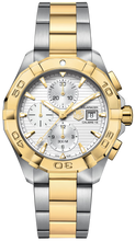 Load image into Gallery viewer, Tag Heuer Aquaracer Caliber 16 Automatic White Dial Two Tone Steel Strap Watch for Men - CAY2121.BB0923