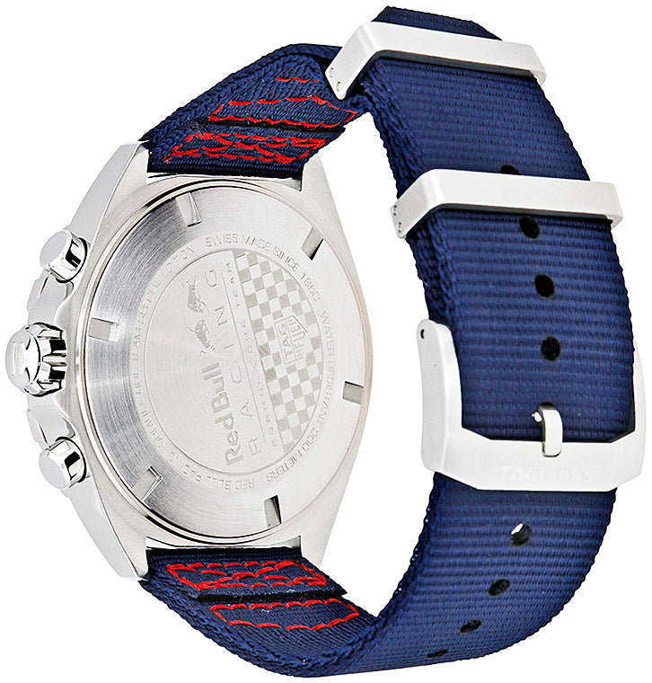 Tag Heuer Formula 1 Redbull Edition Chronograph Blue Dial Blue NATO Strap Watch for Men - CAZ1018.FC8213