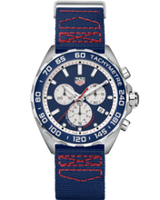 Load image into Gallery viewer, Tag Heuer Formula 1 Redbull Edition Chronograph Blue Dial Blue NATO Strap Watch for Men - CAZ1018.FC8213