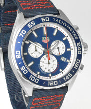 Load image into Gallery viewer, Tag Heuer Formula 1 Redbull Edition Chronograph Blue Dial Blue NATO Strap Watch for Men - CAZ1018.FC8213