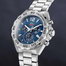 Load image into Gallery viewer, Tag Heuer Formula 1 Chronograph Blue Dial Silver Steel Strap Watch for Men - CAZ101K.BA0842