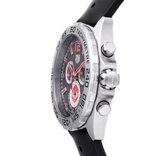 Load image into Gallery viewer, Tag Heuer Formula 1 Manchester United Special Edition Grey Dial Black Silicone Strap Watch for Men - CAZ101M.FT8024