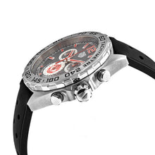 Load image into Gallery viewer, Tag Heuer Formula 1 Manchester United Special Edition Grey Dial Black Silicone Strap Watch for Men - CAZ101M.FT8024