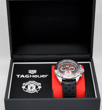 Load image into Gallery viewer, Tag Heuer Formula 1 Manchester United Special Edition Grey Dial Black Silicone Strap Watch for Men - CAZ101M.FT8024